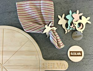 portatovaglioli in legno conigli pasqua