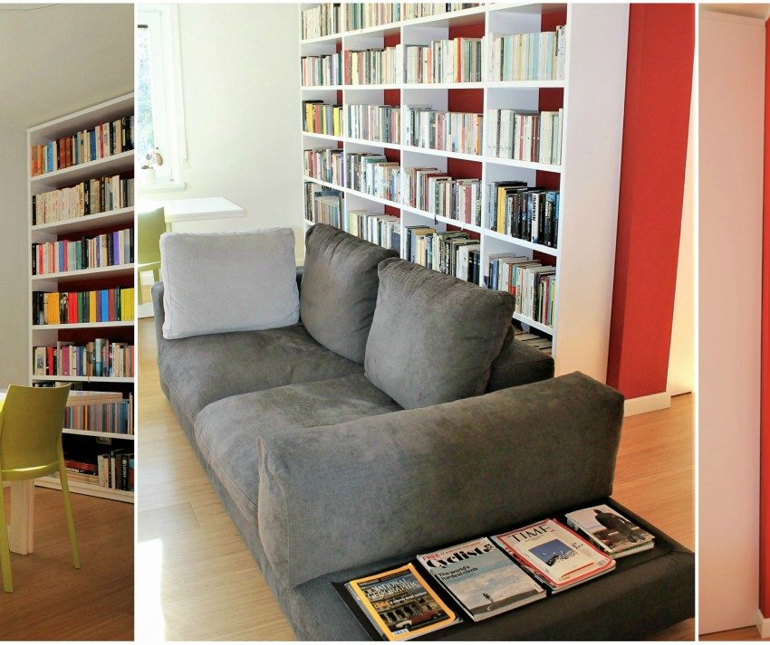 casa accogliente e confortevole libreria