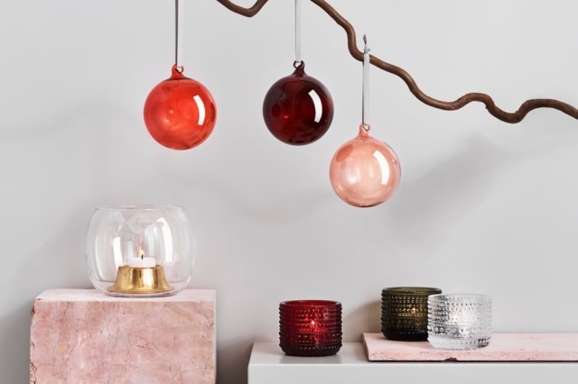 Iittala addobbi di Natale rosso