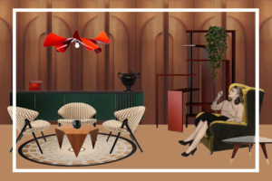 moodboard stile camp arredamento