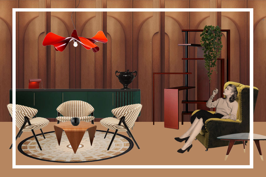 moodboard stile camp arredamento