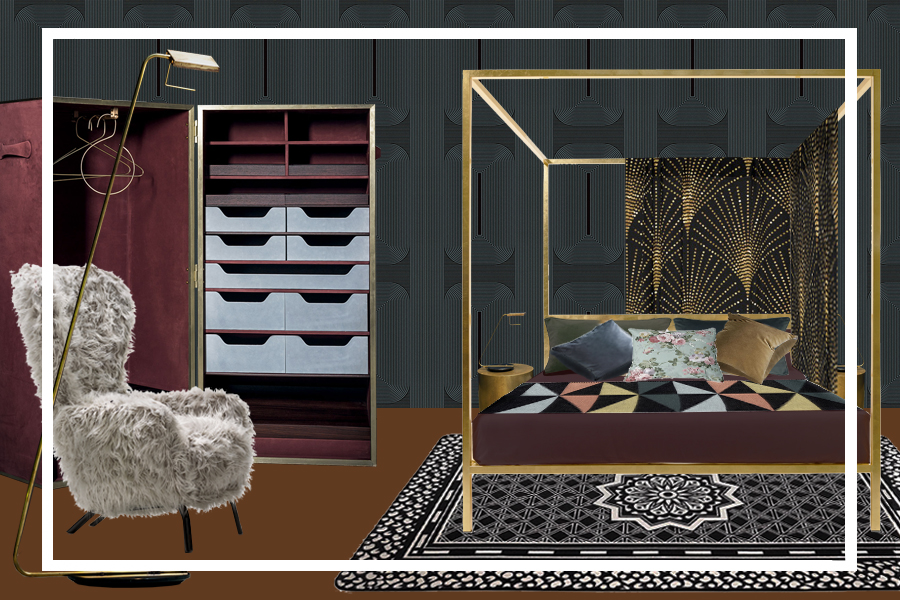 moodboard stile camp arredamento