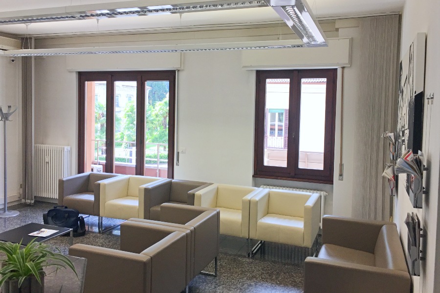 rinnovare la sala d'attesa prima