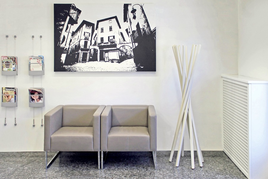 ristrutturare sala d'aspetto studio dentistico