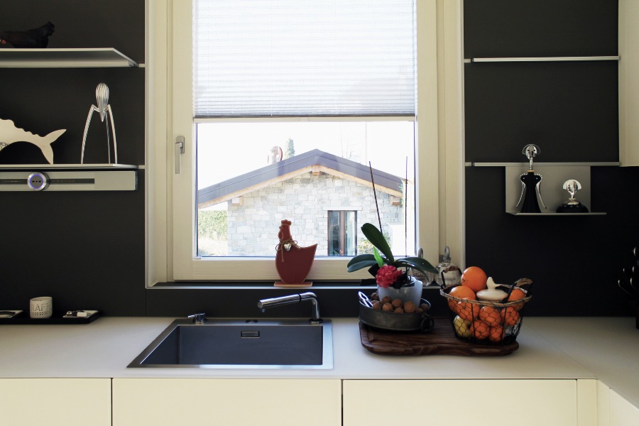 cucina valcucine artematica vetro lago di como