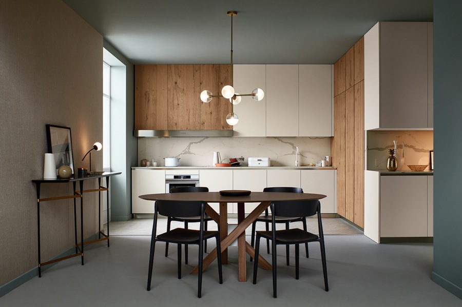 cucine stile scandinavo - lounge shellsystem veneta cucine