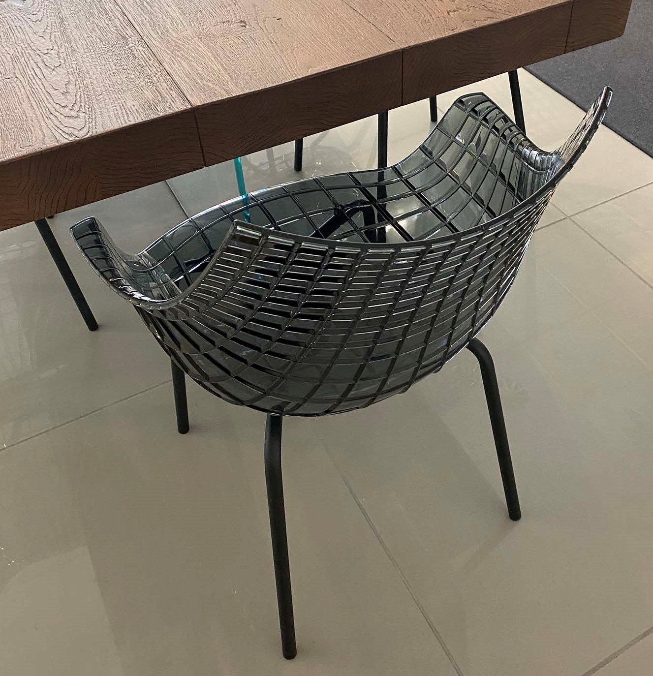 Sedia Meridiana Driade Fume